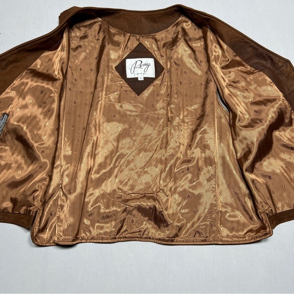 Remy Leather Men’s Brown Vest with Rustic Charm Size L - Picture 6 of 11